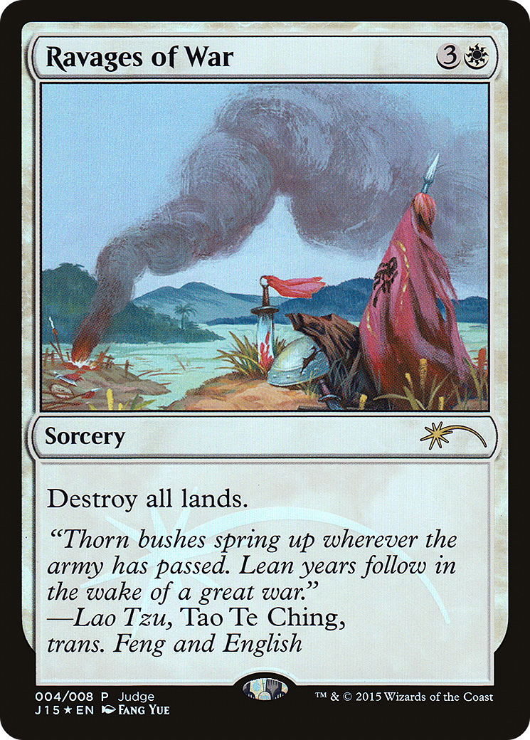 Ravages of War (JDG-004) [Judge Gift Cards 2015] Foil