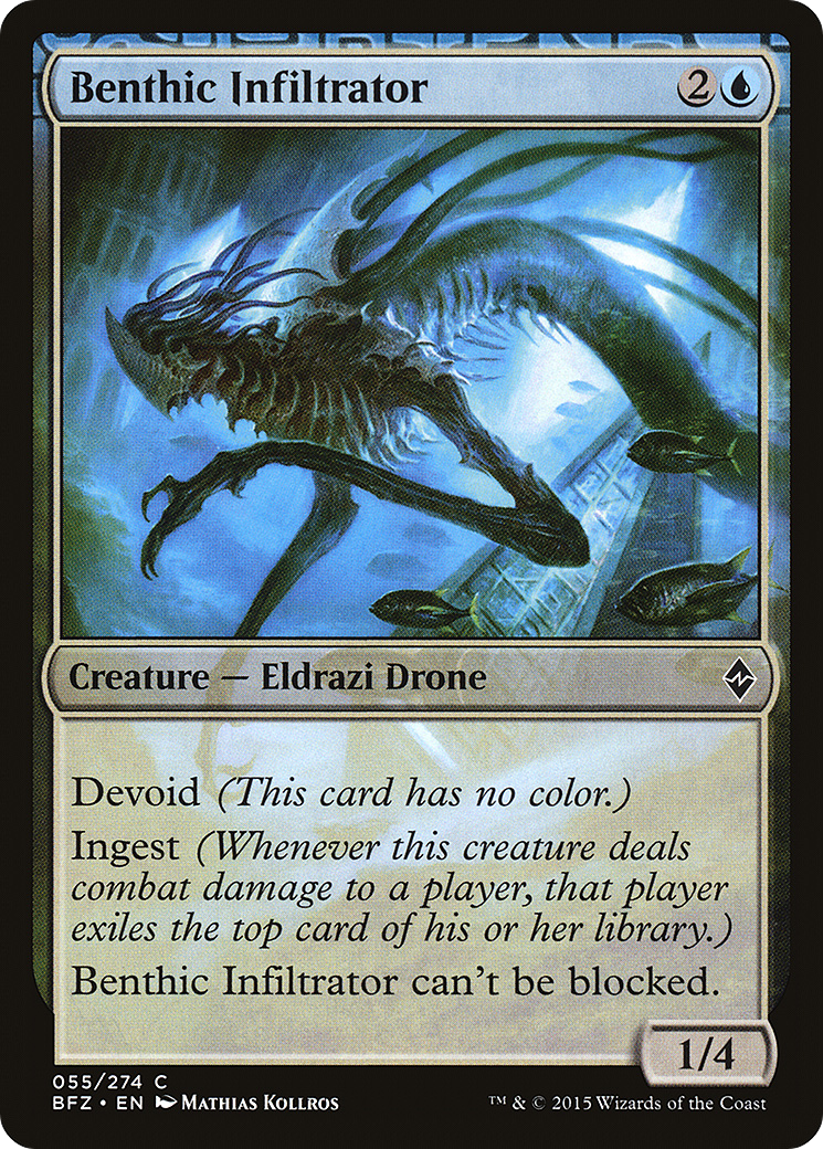 Benthic Infiltrator (BFZ-055) [Battle for Zendikar]