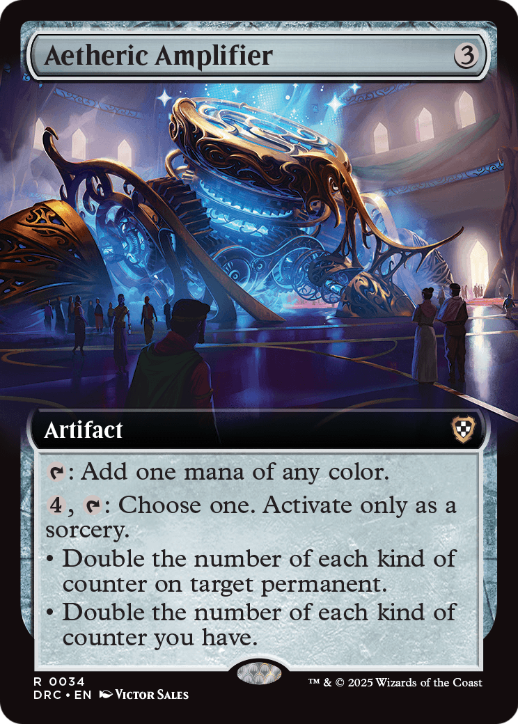 Aetheric Amplifier (Extended Art) (DRC-034) [Commander: Aetherdrift]