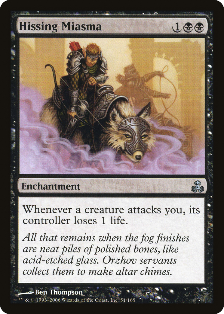 Hissing Miasma (GPT-051) [Guildpact] Foil