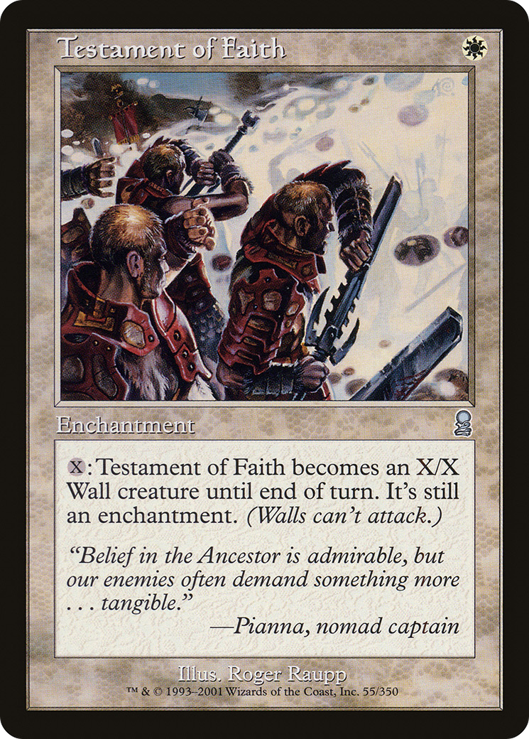 Testament of Faith (ODY-055) [Odyssey]