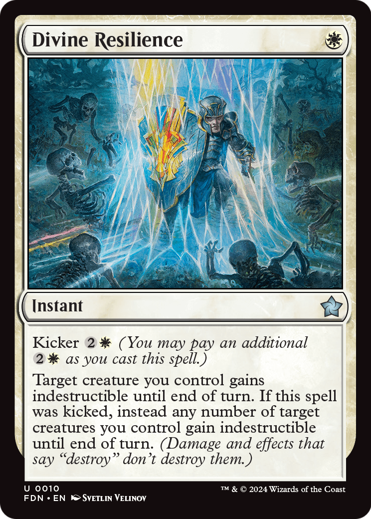 Divine Resilience (FDN-010) [Foundations] Foil