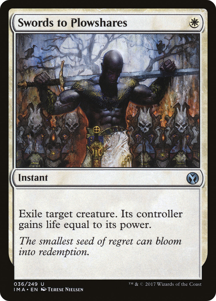 Swords to Plowshares (IMA-036) [Iconic Masters]