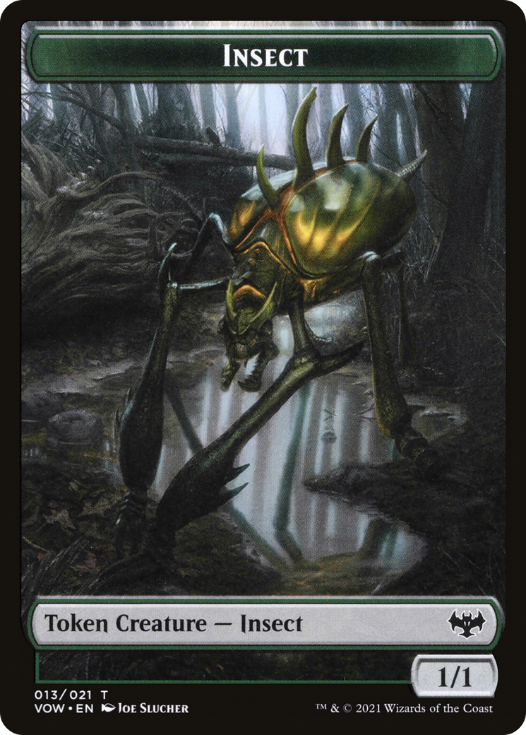 Insect Token (VOW-013) [Innistrad: Crimson Vow Tokens]