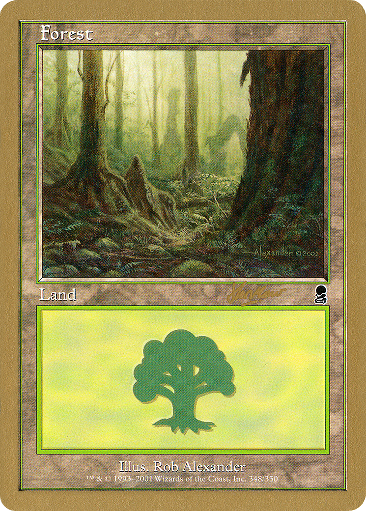 Forest (348) - 2002 Sim Han How (ODY) [World Championship Decks 2002]