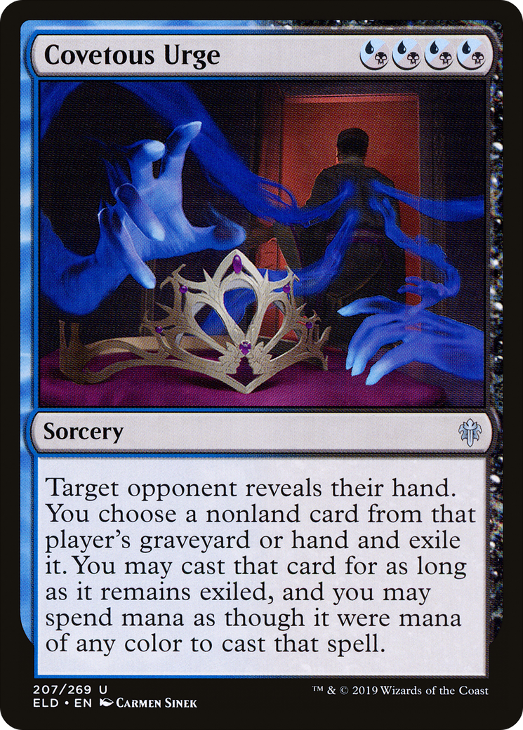 Covetous Urge (ELD-207) [Throne of Eldraine] Foil