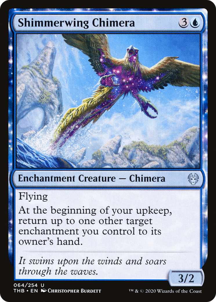 Shimmerwing Chimera (THB-064) [Theros Beyond Death] Foil