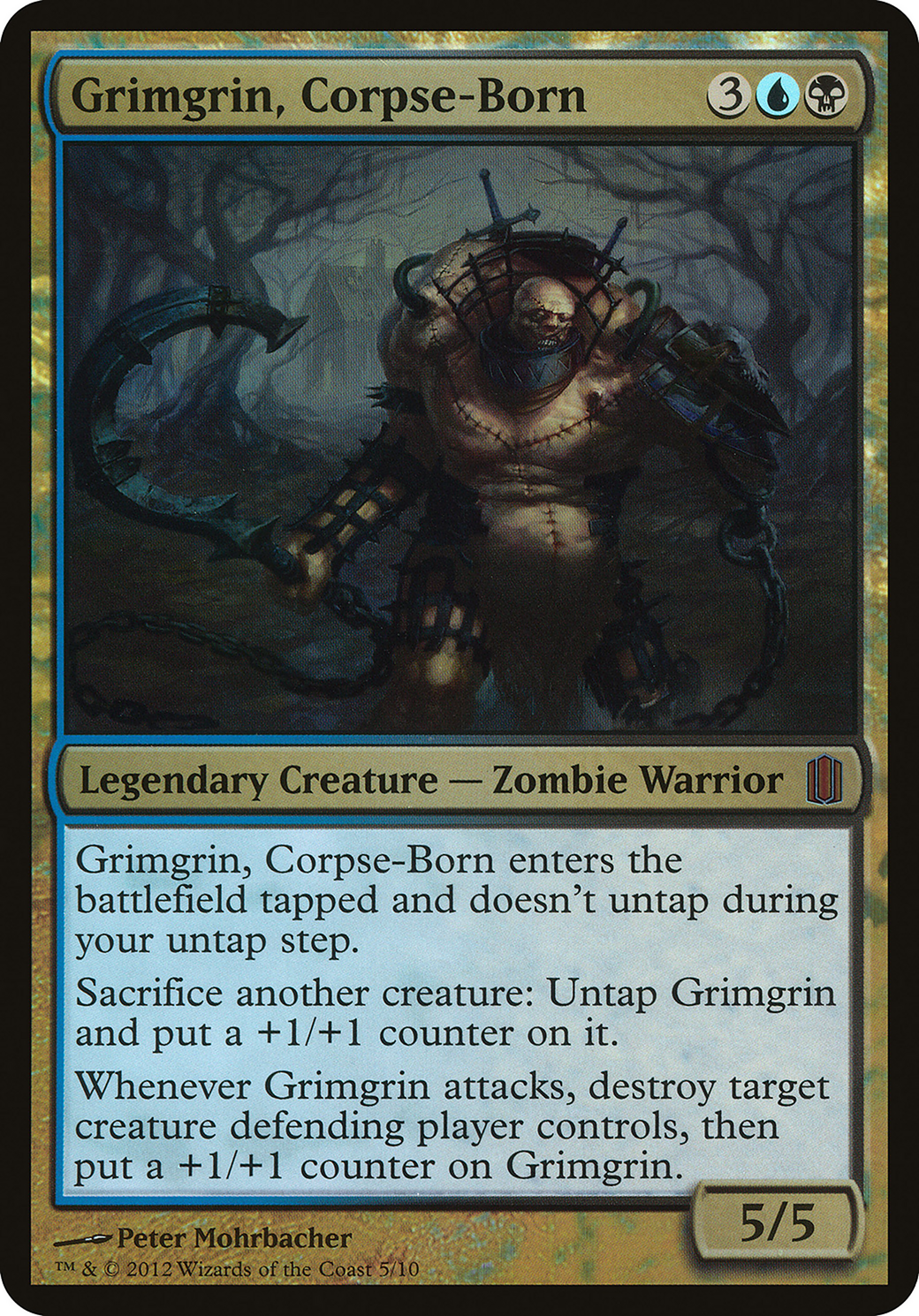 Grimgrin, Corpse-Born (Commander's Arsenal) [Commander's Arsenal Oversized] Foil