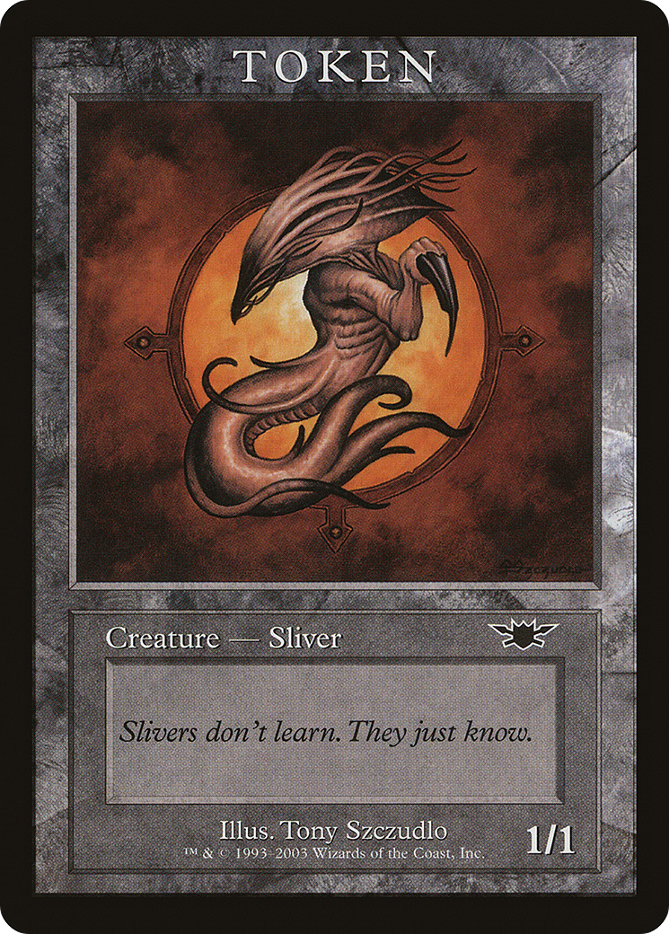 Sliver Token (LGN) [Magic Player Rewards 2003]