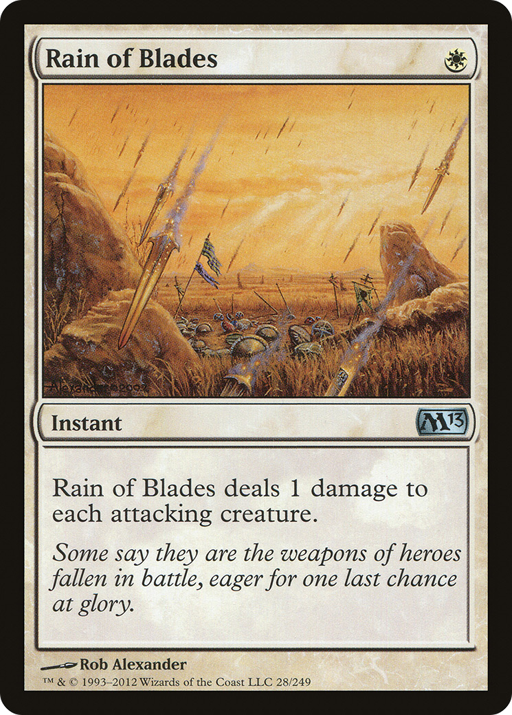 Rain of Blades (M13-028) [Magic 2013]