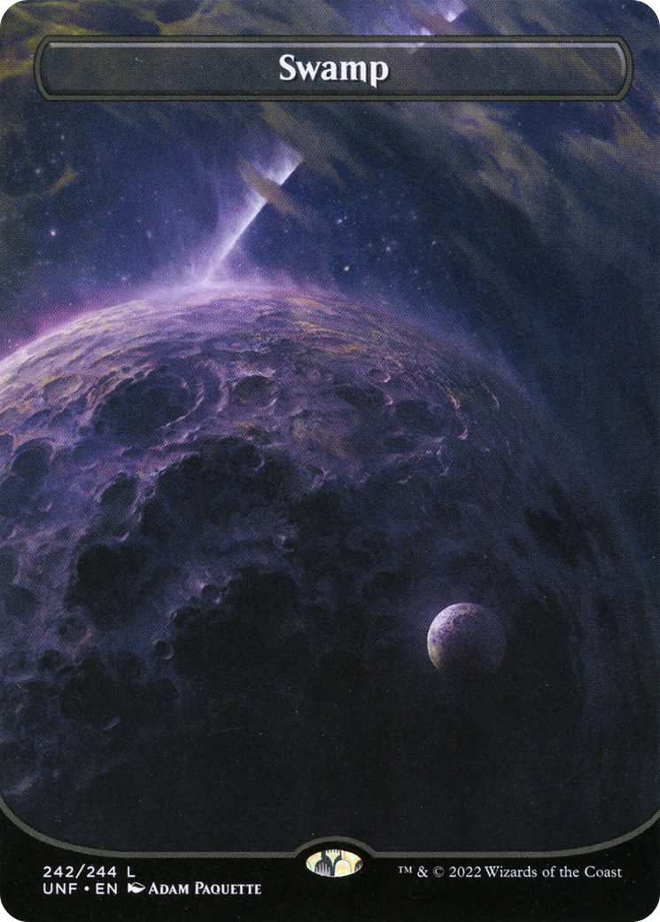 Swamp (UNF-242) (Borderless) [Unfinity] Foil