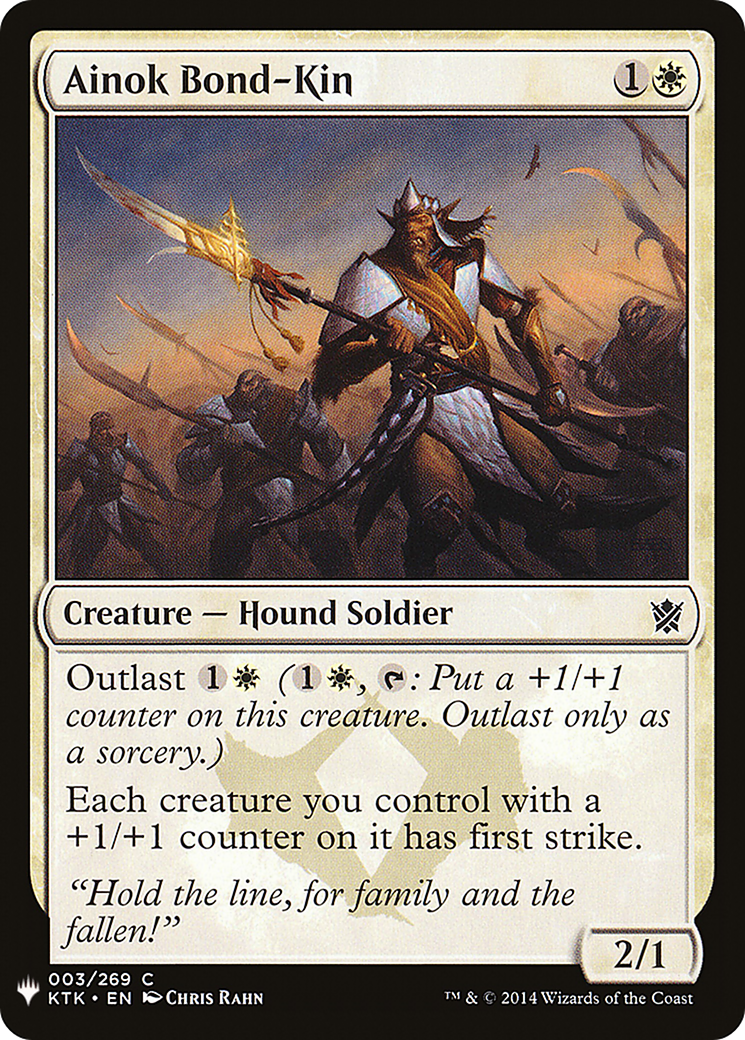 Ainok Bond-Kin (LIST-KTK-3) [The List]
