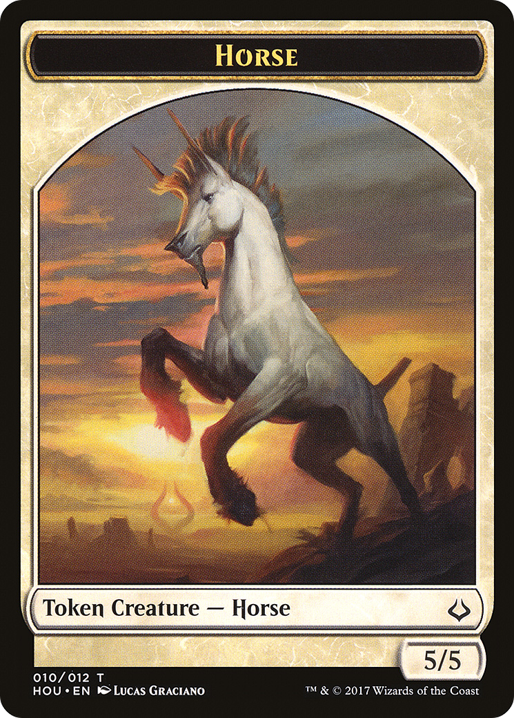 Horse Token (HOU-010) [Hour of Devastation Tokens]