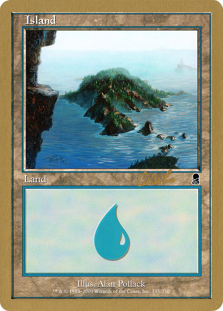 Island (335) - 2002 Carlos Romao (ODY) [World Championship Decks 2002]