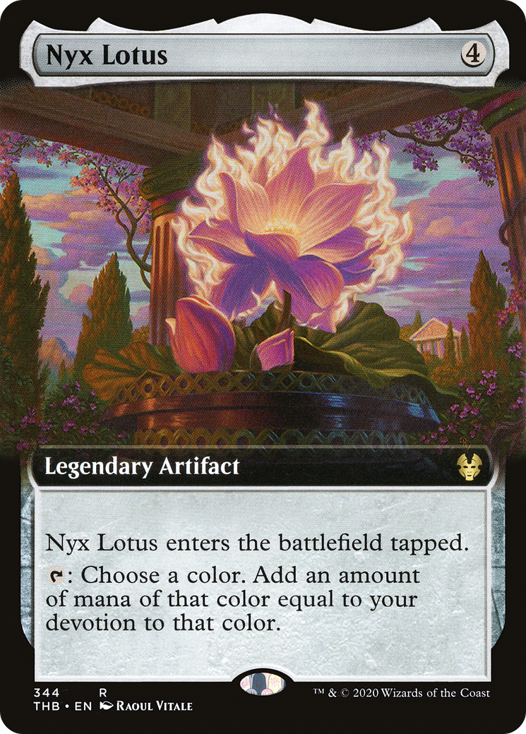 Nyx Lotus (Extended Art) (THB-344) [Theros Beyond Death] Foil
