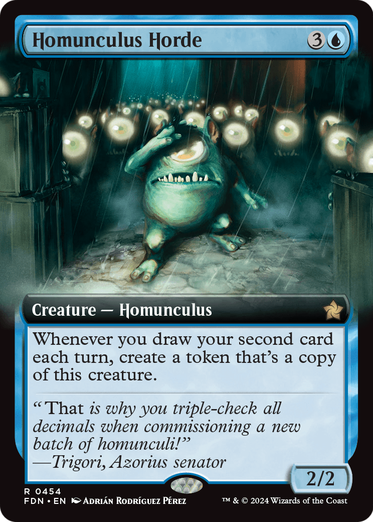 Homunculus Horde (Extended Art) (FDN-454) [Foundations]
