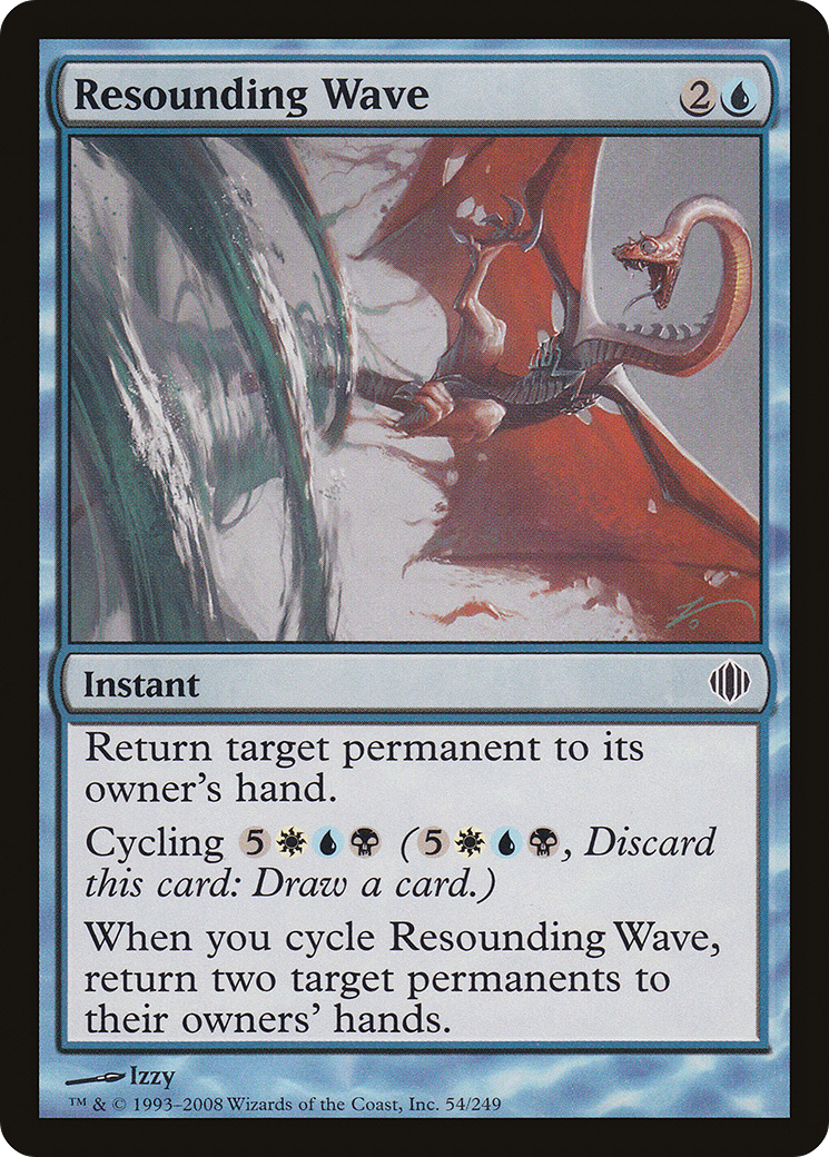 Resounding Wave (ALA-054) [Shards of Alara] Foil