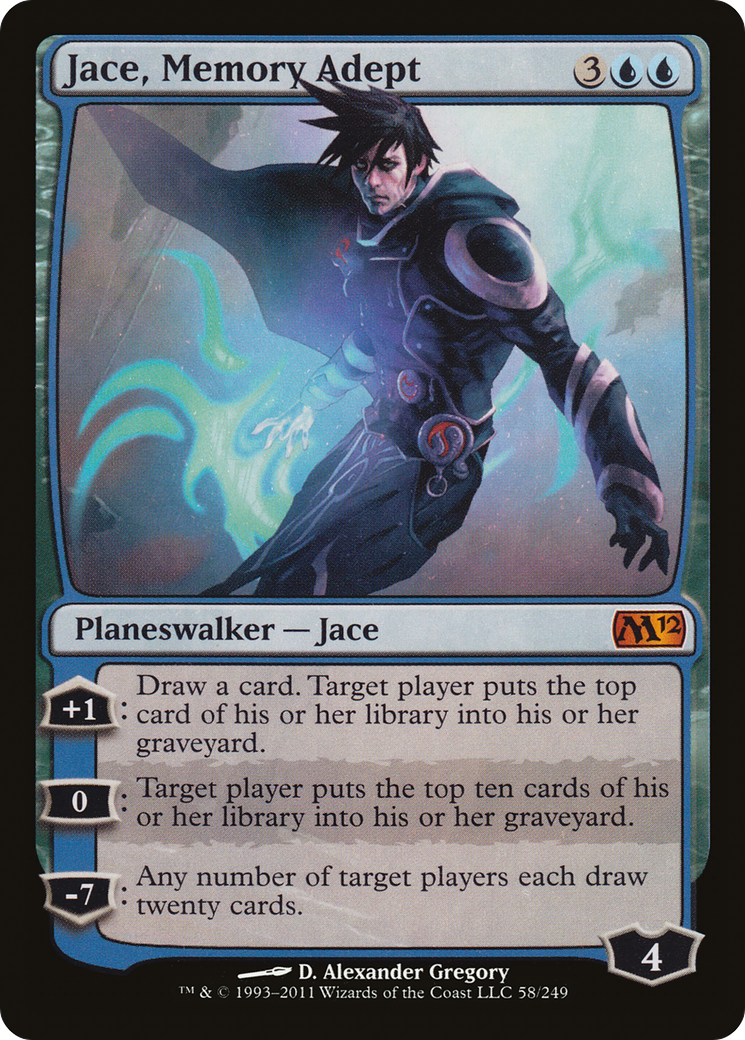 Jace, Memory Adept (M12-058) [Magic 2012] Foil