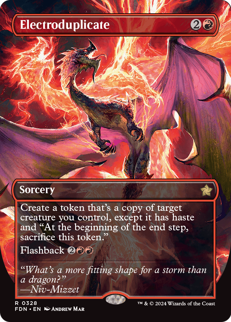 Electroduplicate (Borderless) (FDN-328) [Foundations] Foil
