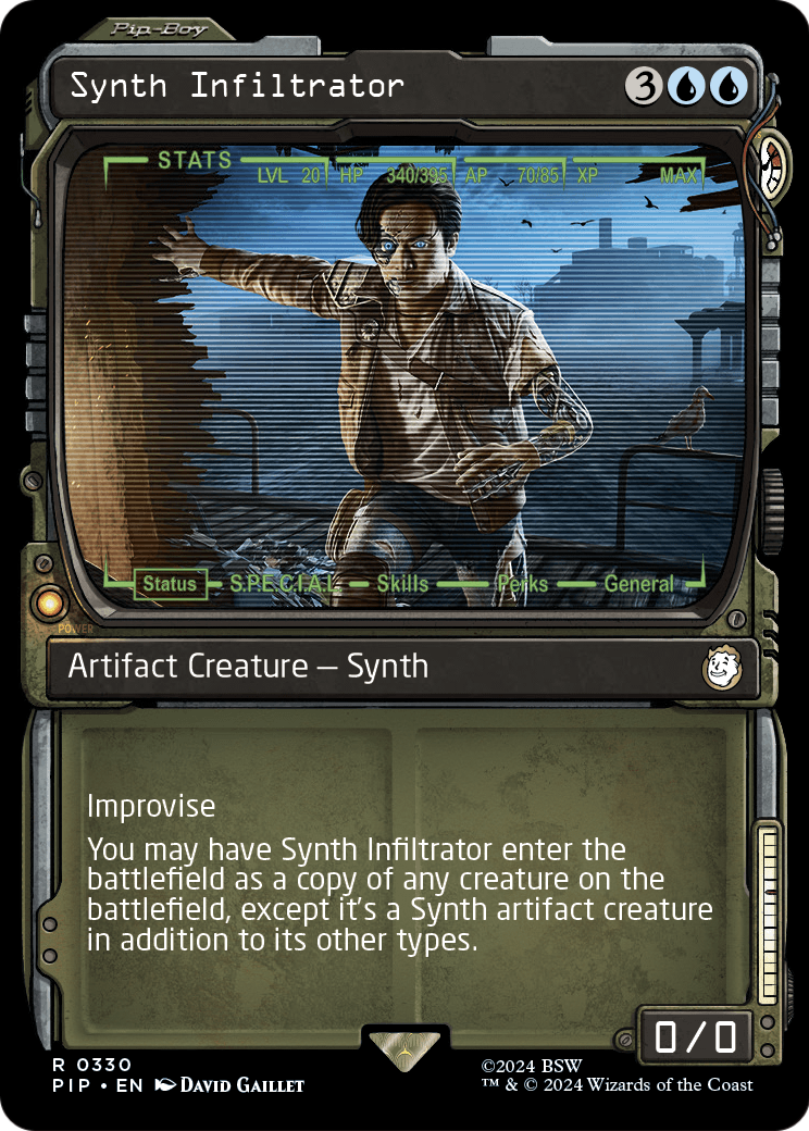 Synth Infiltrator (Showcase) (PIP-330) [Fallout] Foil