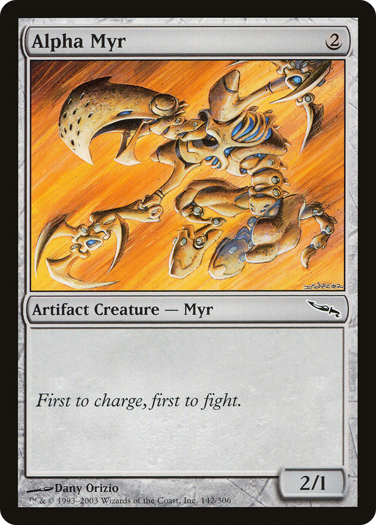 Alpha Myr (MRD-142) [Mirrodin] Foil