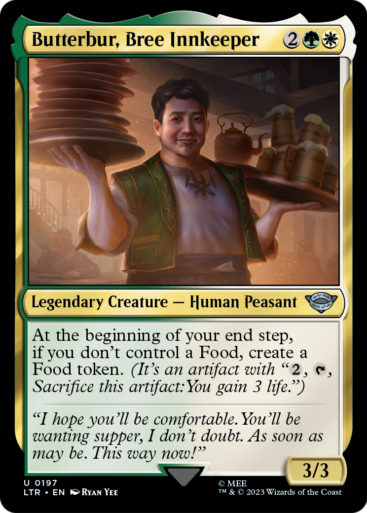 Butterbur, Bree Innkeeper (LTR-197) [The Lord of the Rings: Tales of Middle-earth] Foil