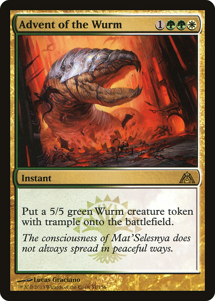 Advent of the Wurm (DGM-051) [Dragon's Maze]