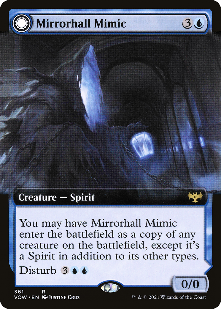 Mirrorhall Mimic (Extended Art) (VOW-361) [Innistrad: Crimson Vow]