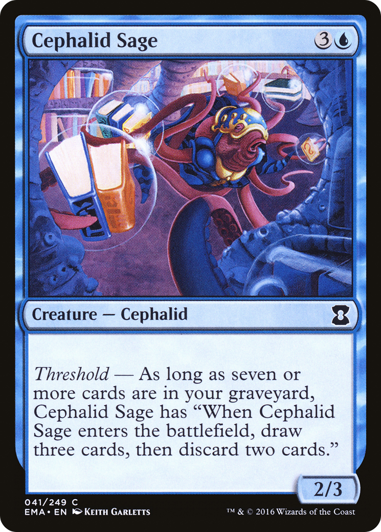 Cephalid Sage (EMA-041) [Eternal Masters]