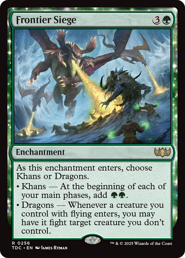 Frontier Siege (TDC-256) [Commander: Tarkir: Dragonstorm]