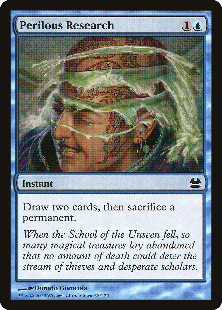 Perilous Research (MMA-058) [Modern Masters] Foil