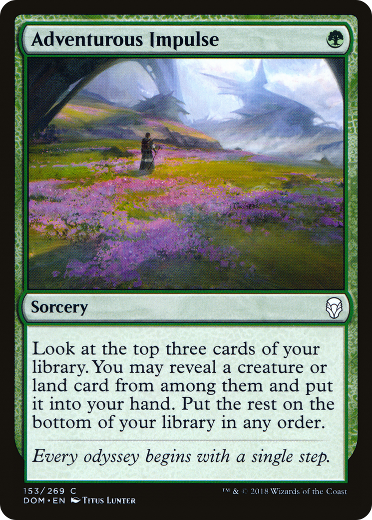 Adventurous Impulse (DOM-153) [Dominaria]