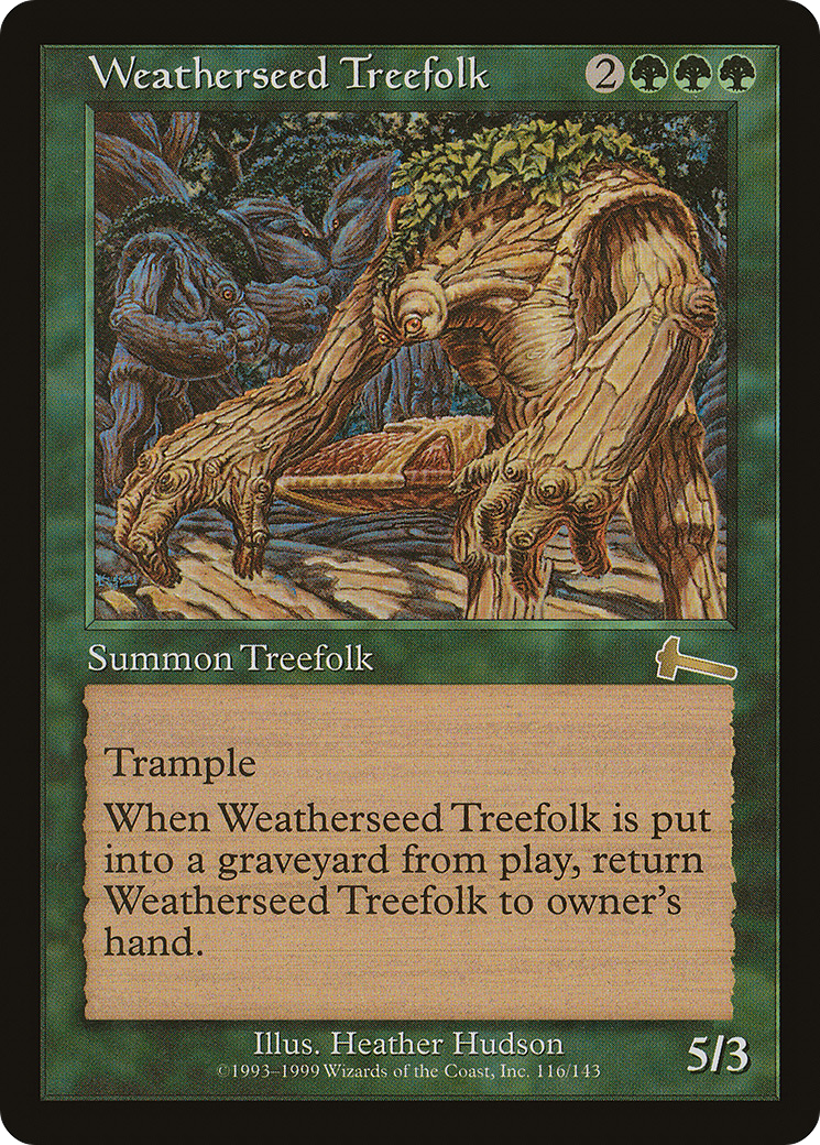 Weatherseed Treefolk (ULG-116) [Urza's Legacy]