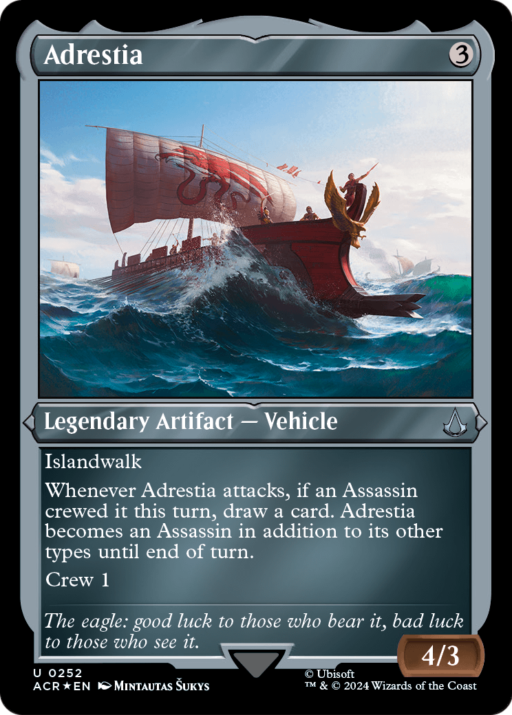 Adrestia (Foil Etched) (ACR-252) [Assassin's Creed] Foil