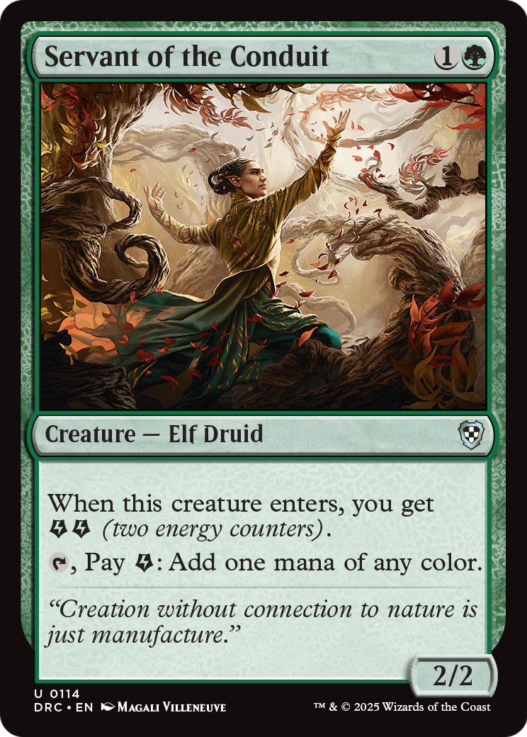 Servant of the Conduit (DRC-114) [Commander: Aetherdrift]