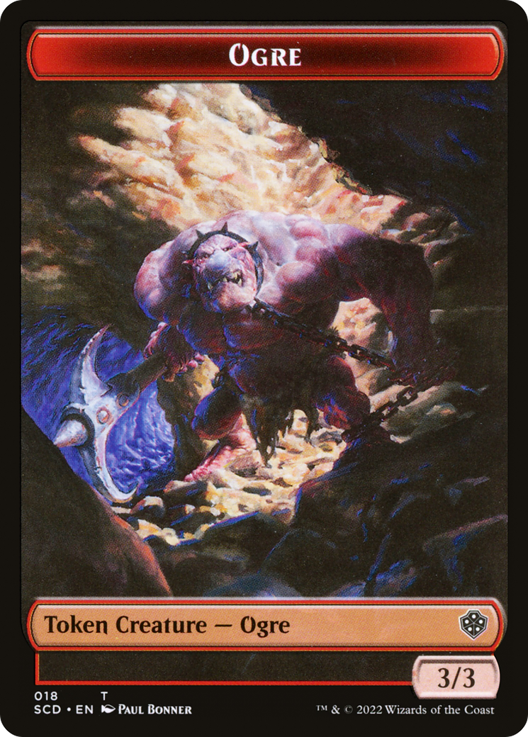 Ogre (TSCD-018) [Starter Commander Deck Tokens] Foil