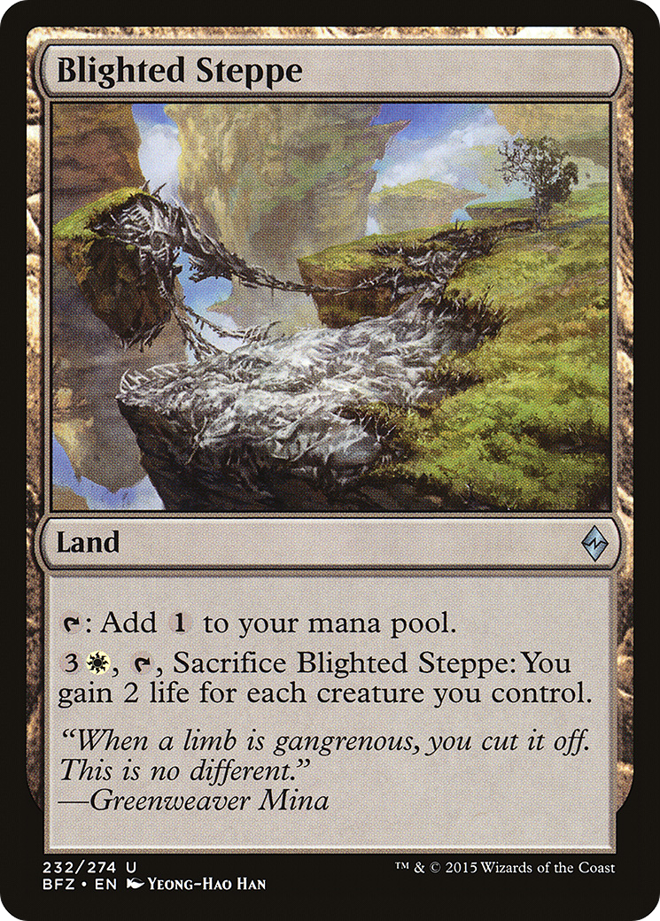 Blighted Steppe (BFZ-232) [Battle for Zendikar]