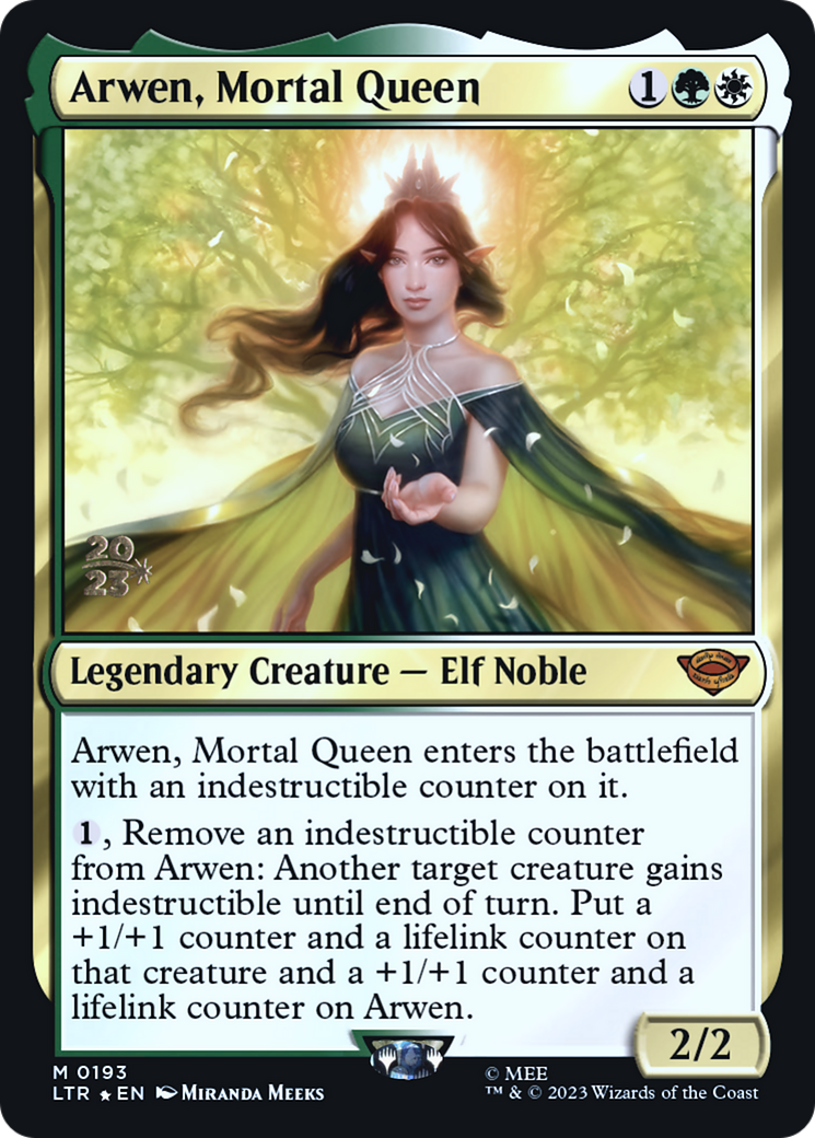 Arwen, Mortal Queen (PRE-193) [Tales of Middle-earth Promos] Foil