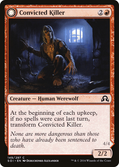 Convicted Killer (SOI-149) [Shadows over Innistrad] Foil
