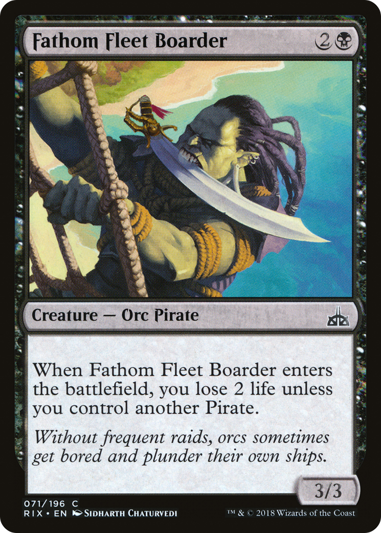 Fathom Fleet Boarder (RIX-071) [Rivals of Ixalan] Foil
