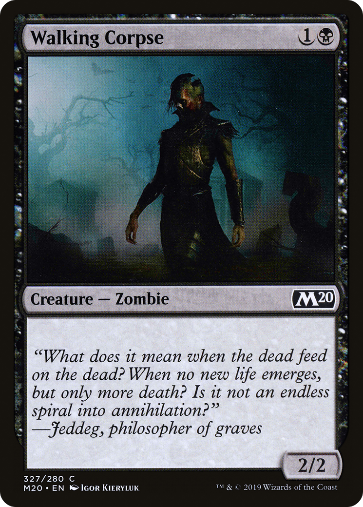 Walking Corpse (M20-327) [Core Set 2020]