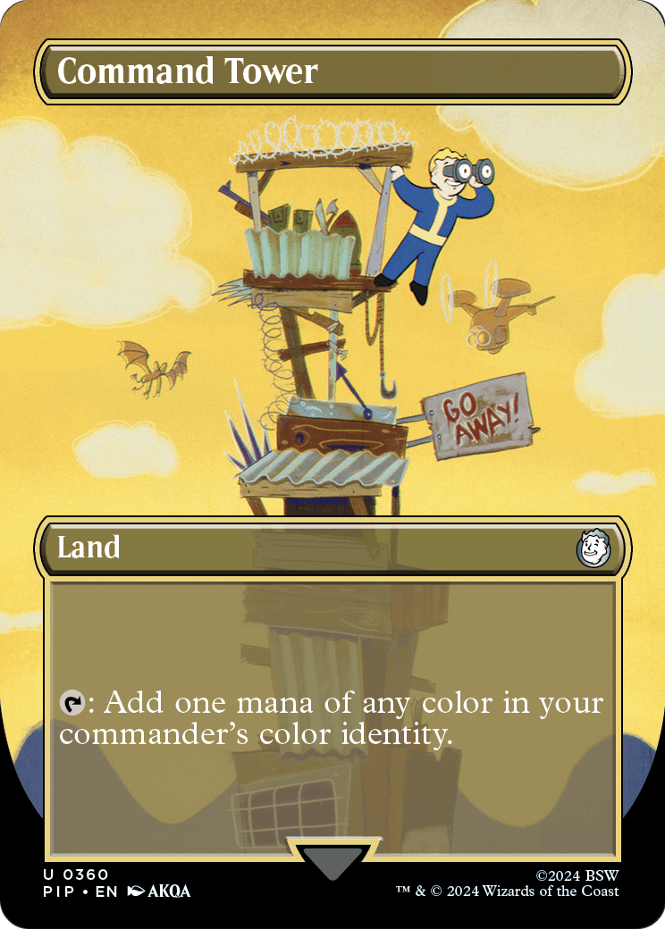 Command Tower (Borderless) (PIP-360) [Fallout] Foil