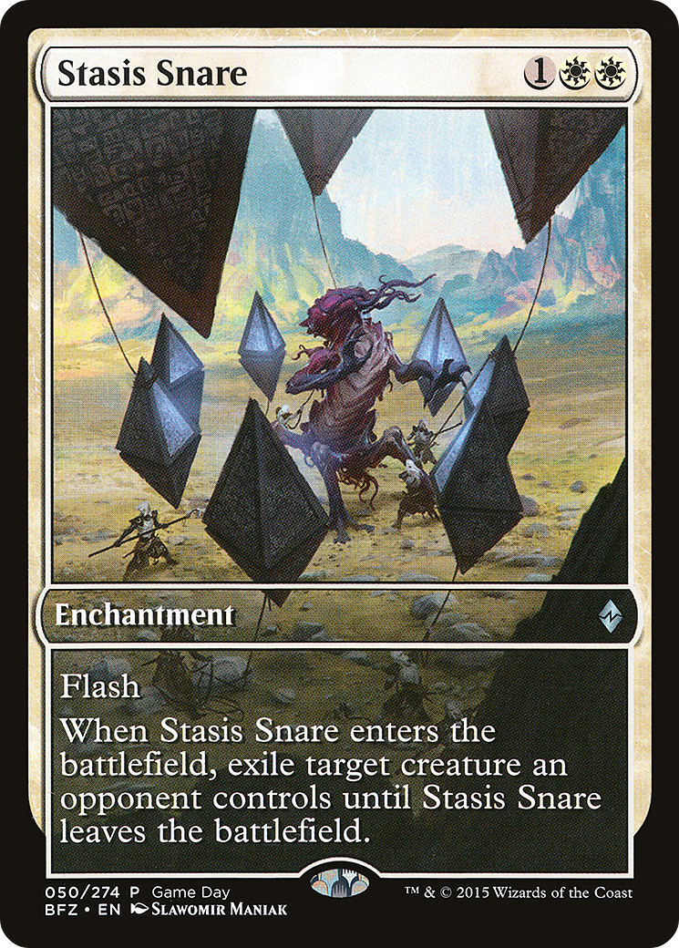 Stasis Snare (GAME-050) [Battle for Zendikar Promos]
