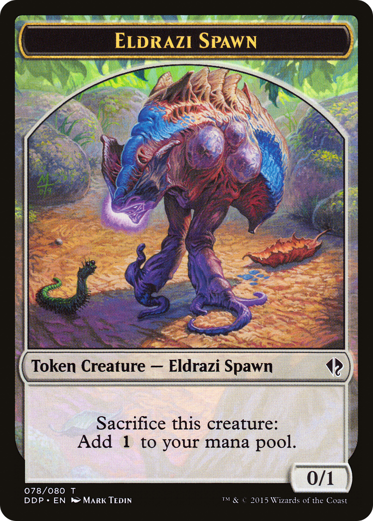 Eldrazi Spawn Token (DDP-078) [Duel Decks: Zendikar vs. Eldrazi]
