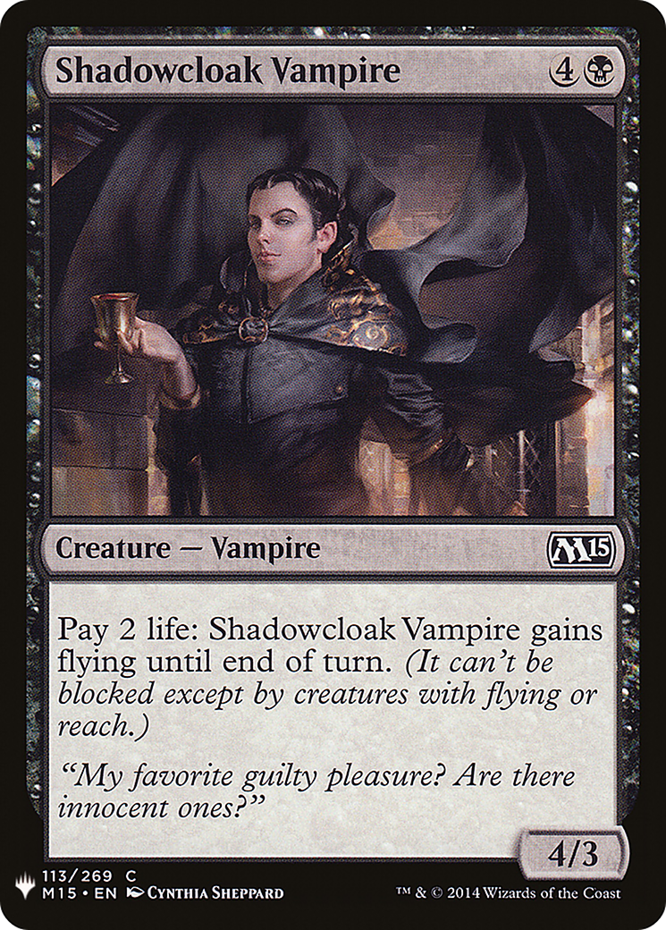 Shadowcloak Vampire (LIST-M15-113) [The List]
