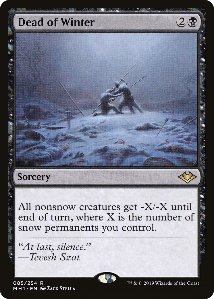 Dead of Winter (MH1-085) [Modern Horizons] Foil