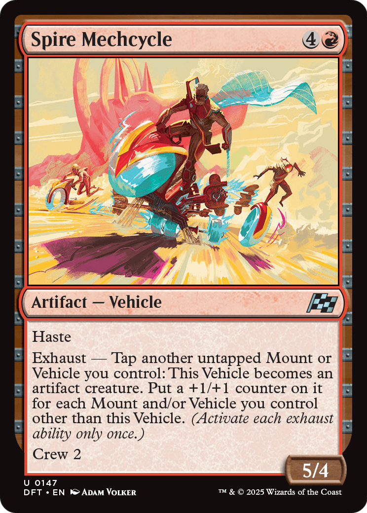 Spire Mechcycle (DFT-147) [Aetherdrift] Foil