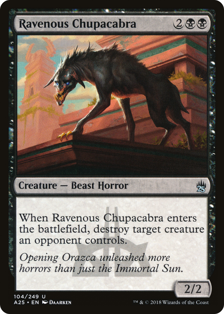 Ravenous Chupacabra (A25-104) [Masters 25] Foil