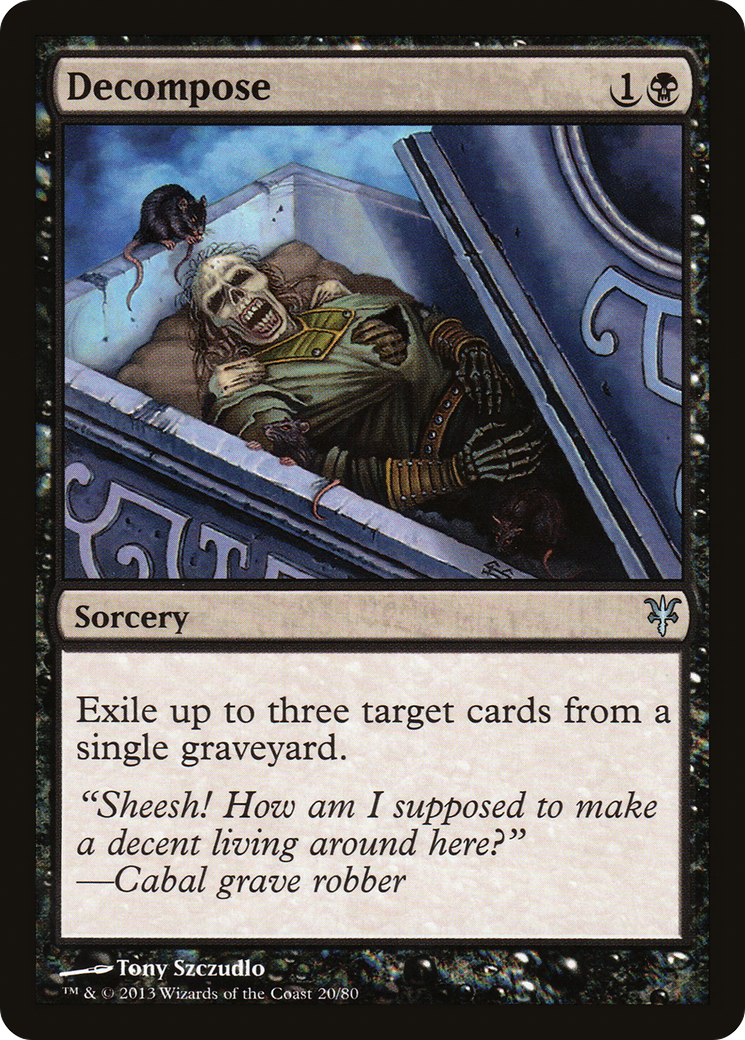Decompose (DDK-020) [Duel Decks: Sorin vs. Tibalt]