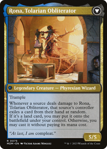 Rona, Herald of Invasion (MOM-075) [March of the Machine] Foil